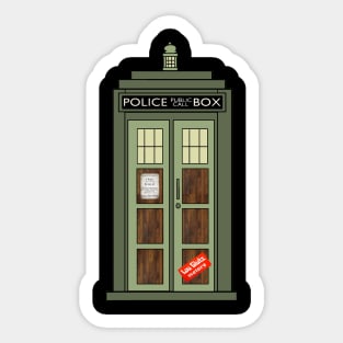 Family Truckster Griswold Tardis - Lou Glutz Motors Sticker